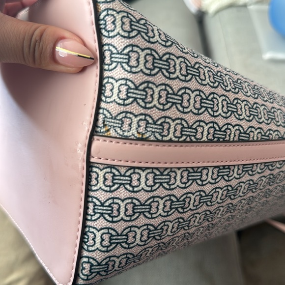 Tory Burch Gemini Coastal Pink Tote Bag - Picture 11 of 11